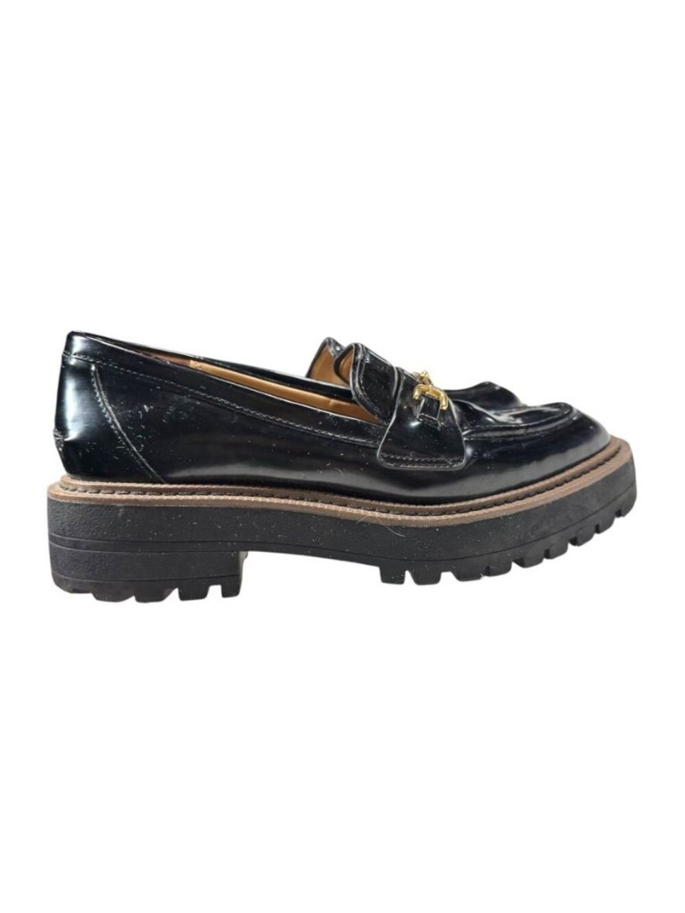 Sam Edelman Chunky Loafer Black Size 7 - Picture 2 of 10
